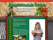 Tablet Screenshot of johannesschule-sundern.info